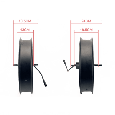 Deepower Front and Rear Wheel Hubs